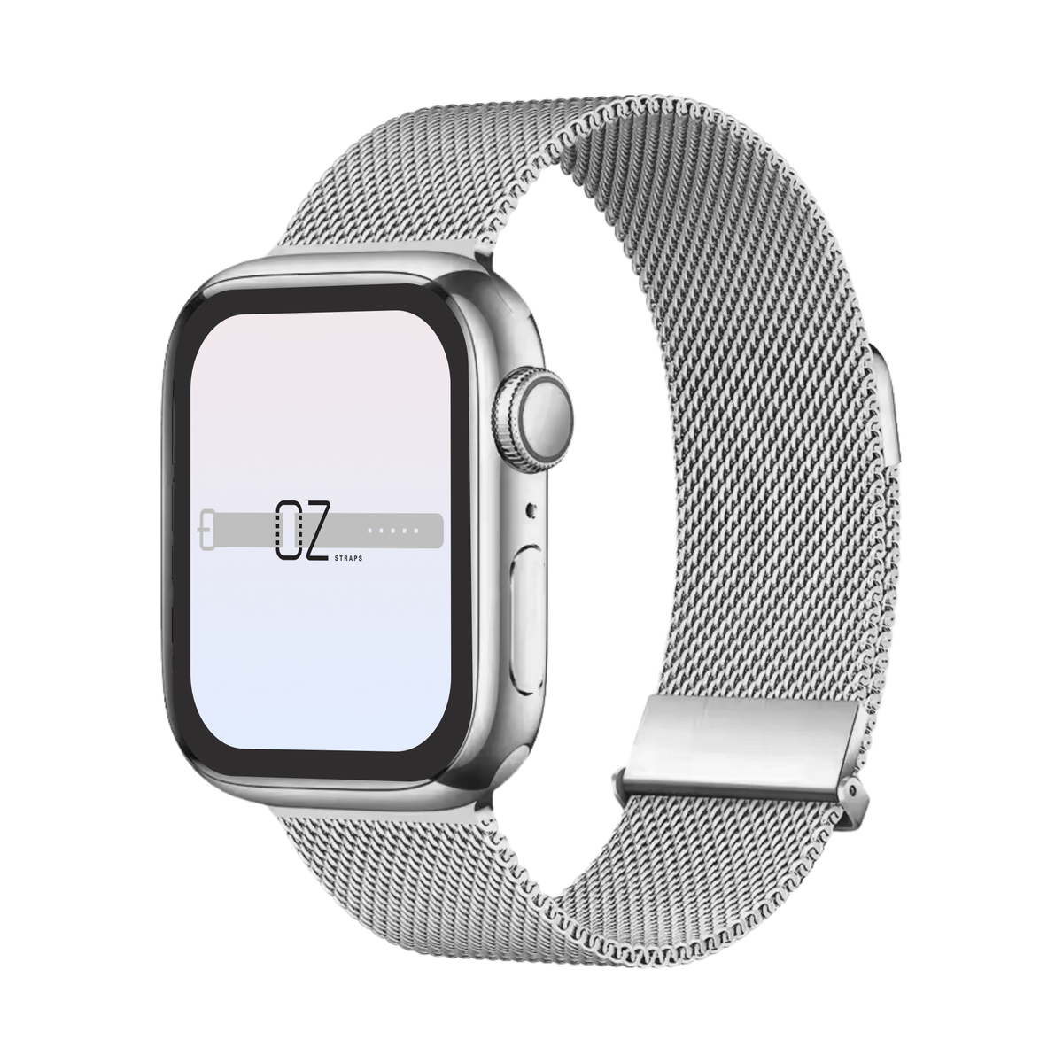 Silver Milanese Loop Apple Watch Band - OzStraps
