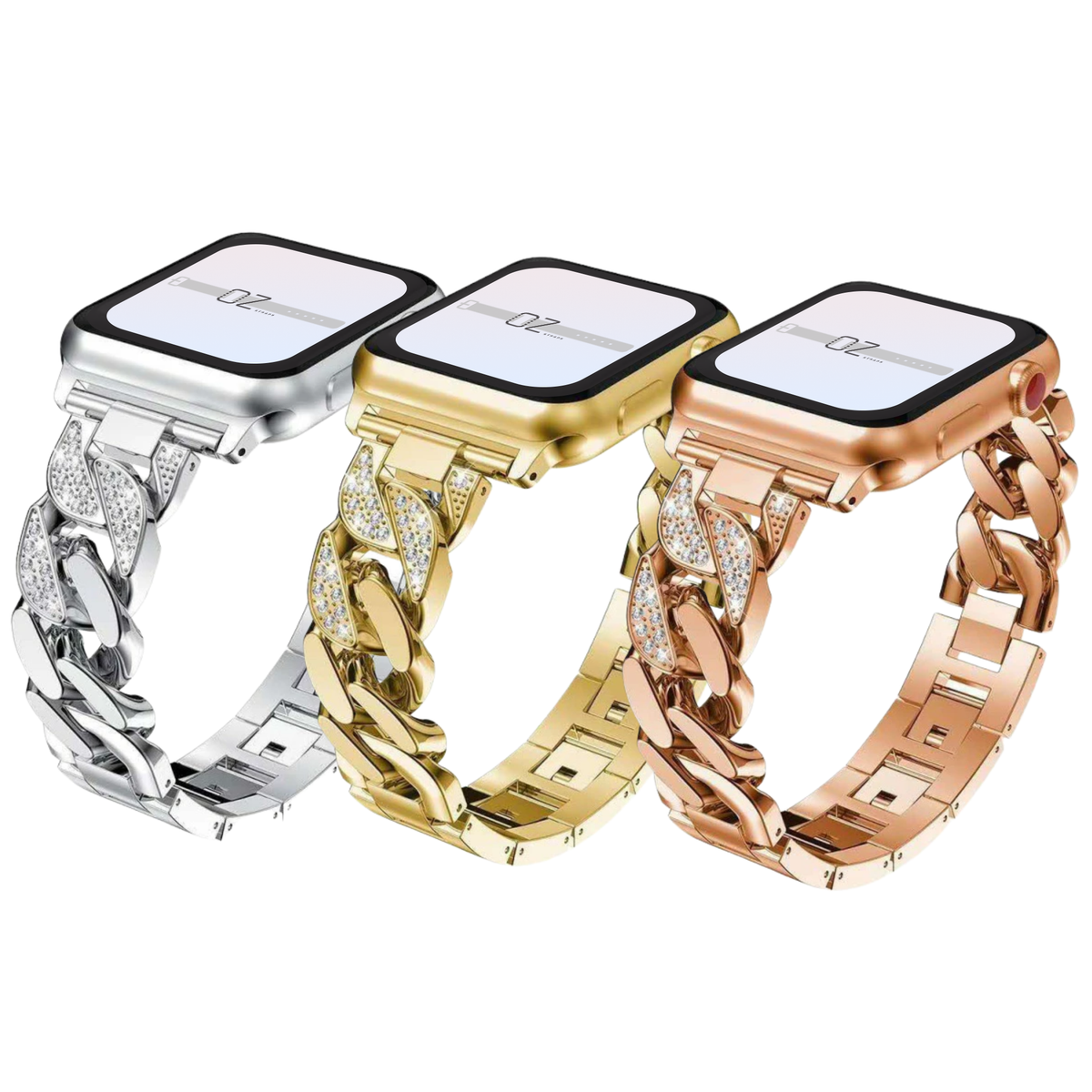Rhinestone Bracelet Apple Watch Band - OzStraps