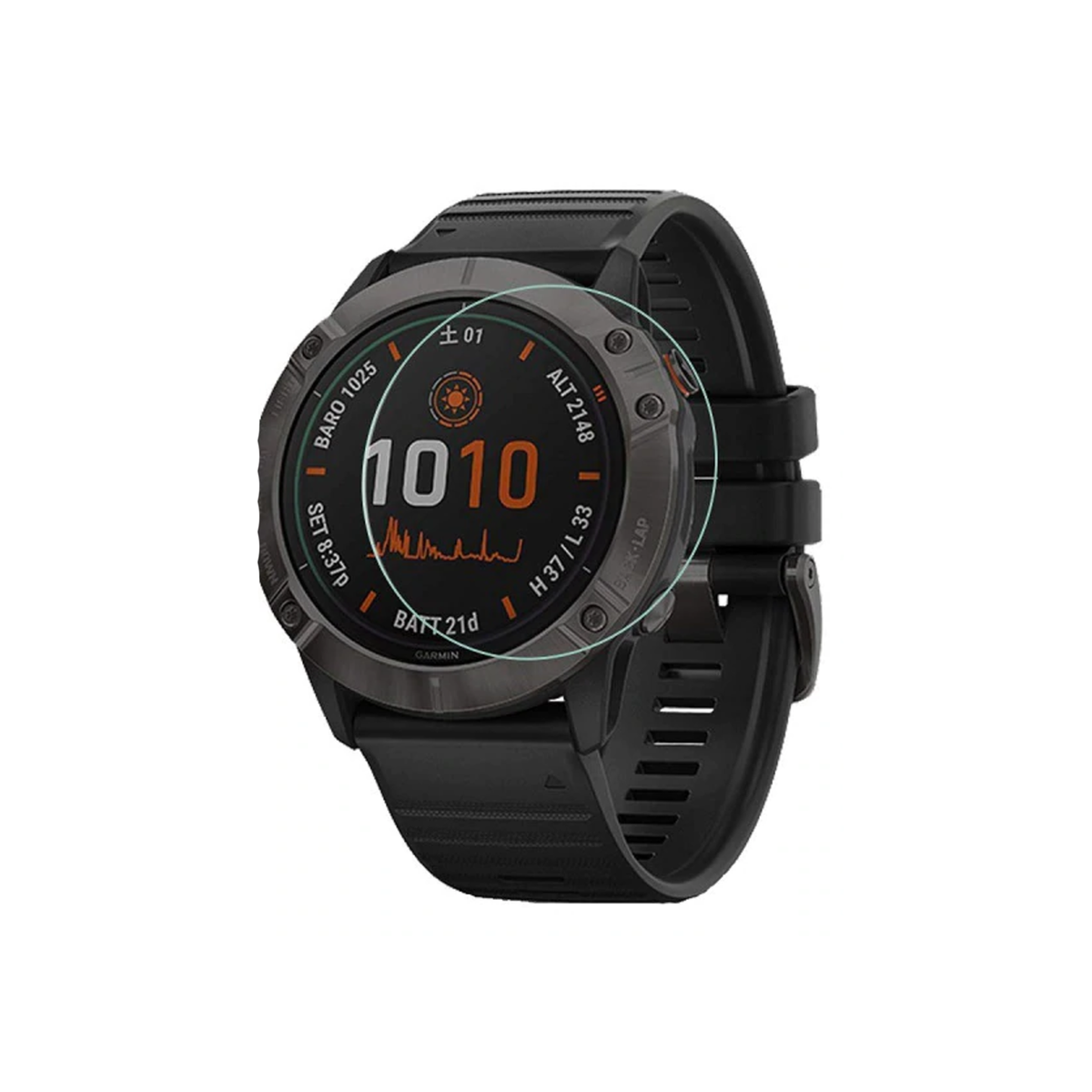 Garmin Fenix 6X Tempered Glass Protector - OzStraps