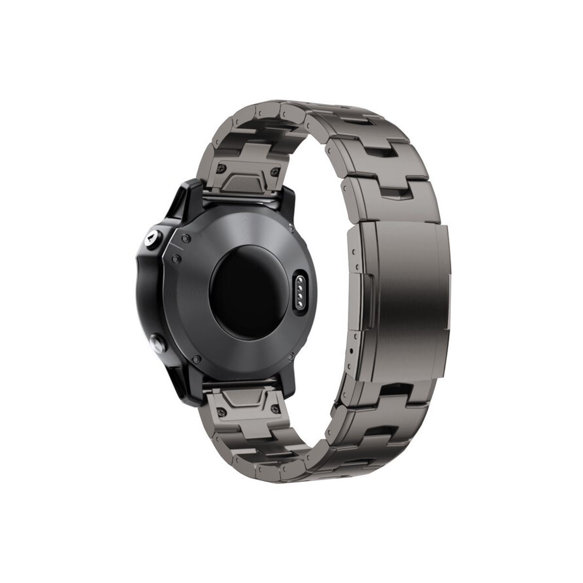 Space Grey Vented Titanium Garmin Fenix 6 / 7 / 8 (47MM) Band - OzStraps