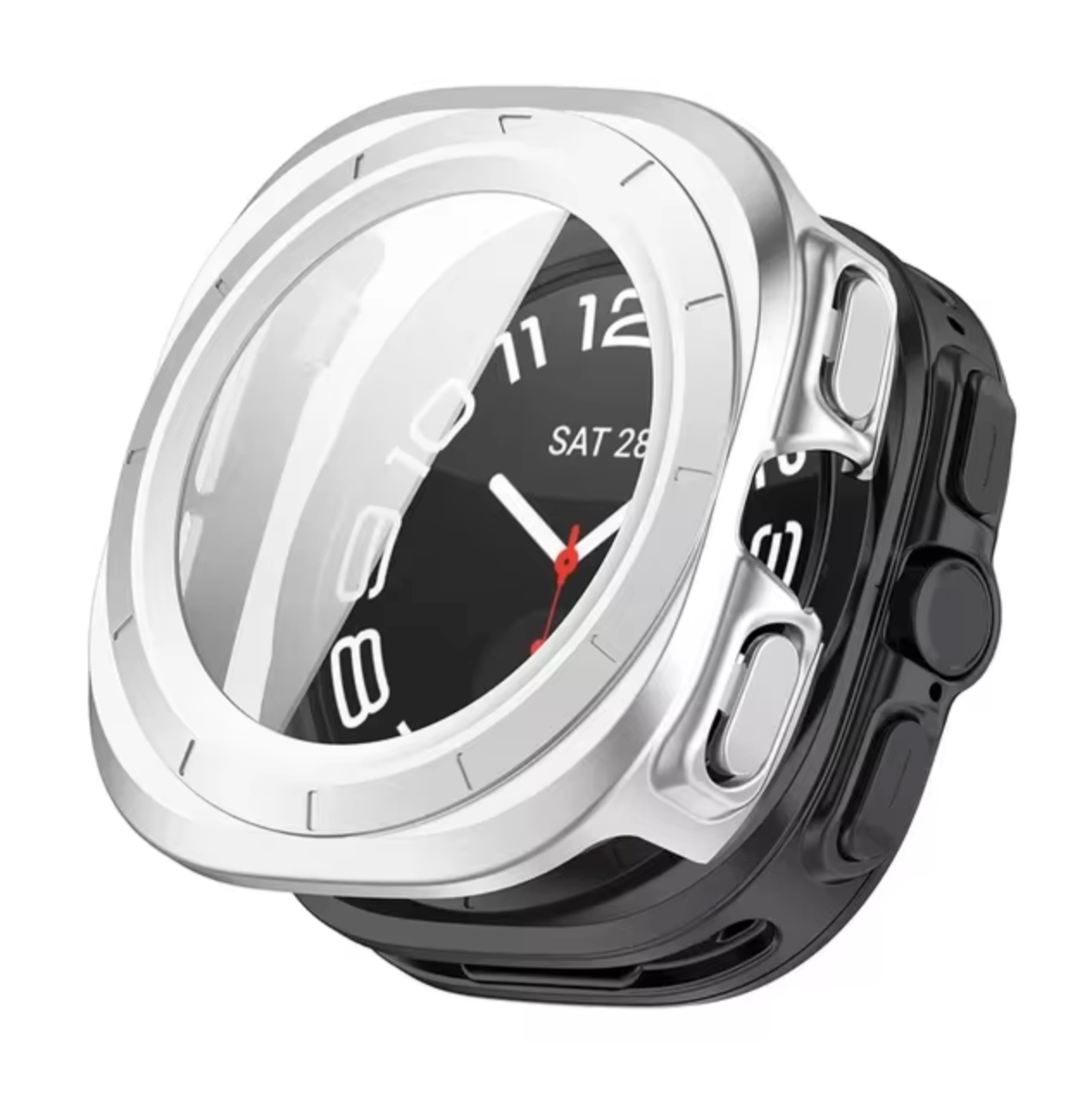 Samsung Galaxy Watch Ultra Hybrid Cover (Tempered Glass + Case Protector) - OzStraps