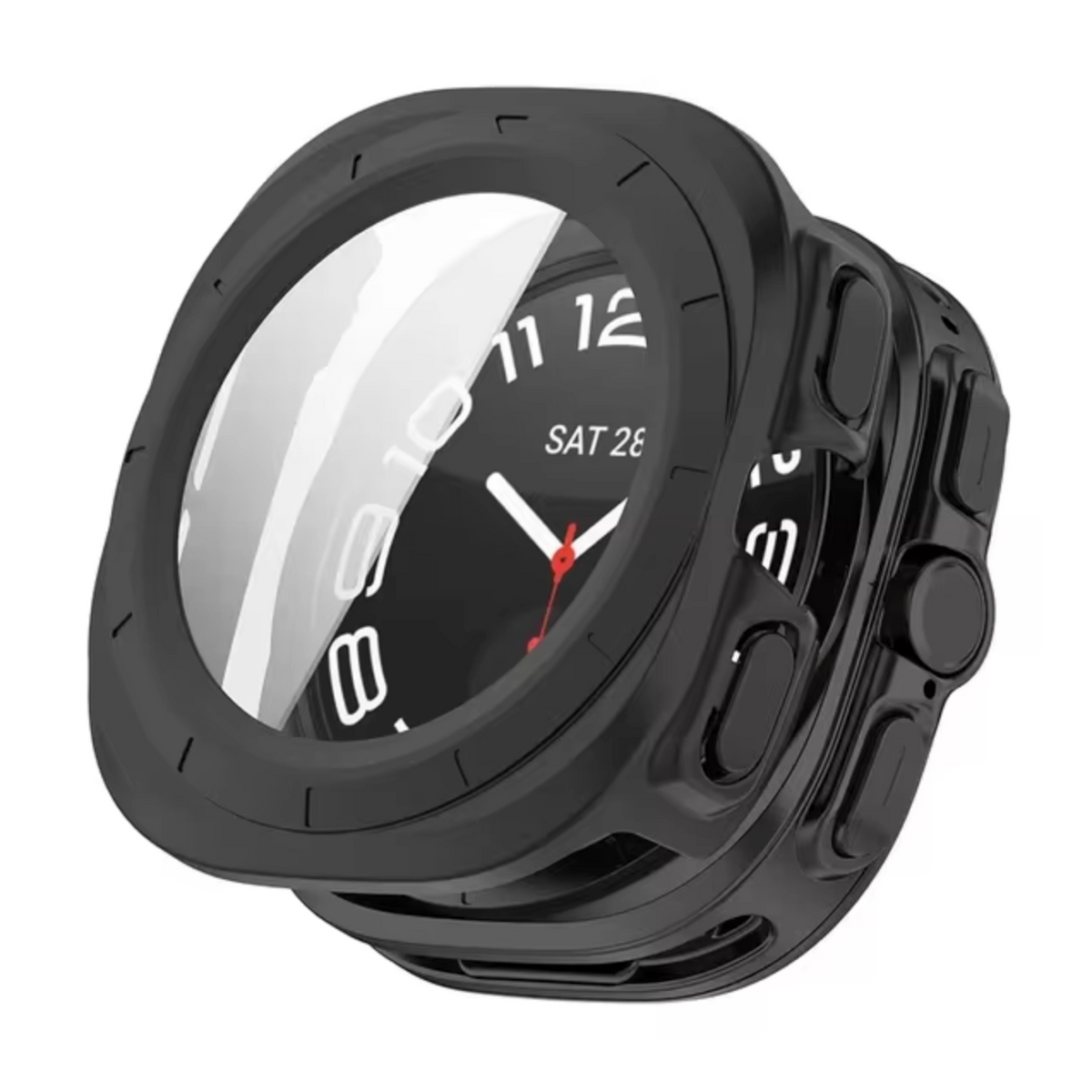 Samsung Galaxy Watch Ultra Hybrid Cover (Tempered Glass + Case Protector) - OzStraps