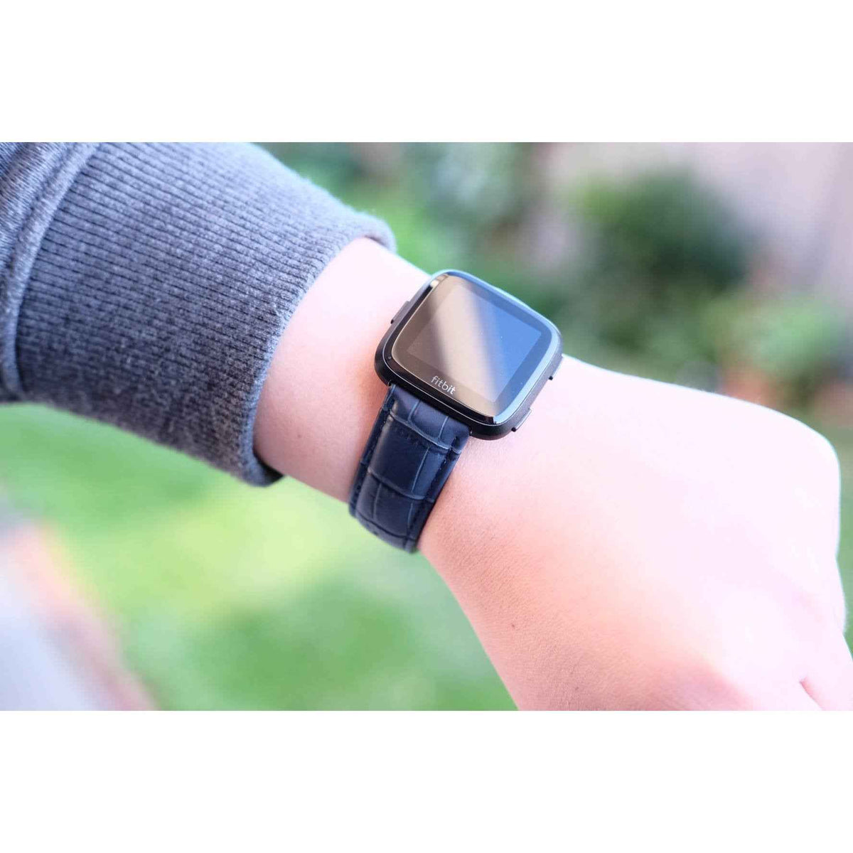 Leather Fitbit Versa Band
