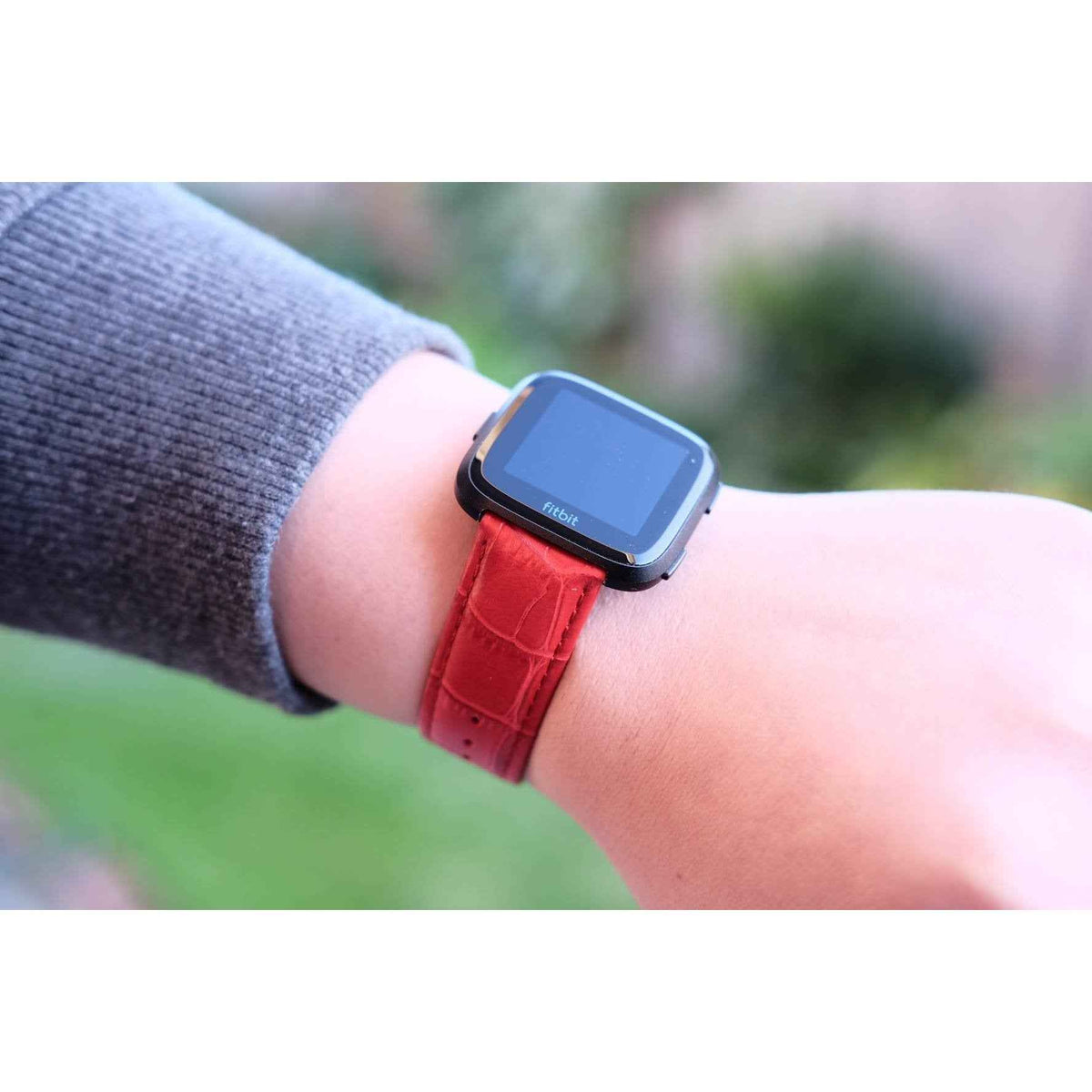 Leather Fitbit Versa Band