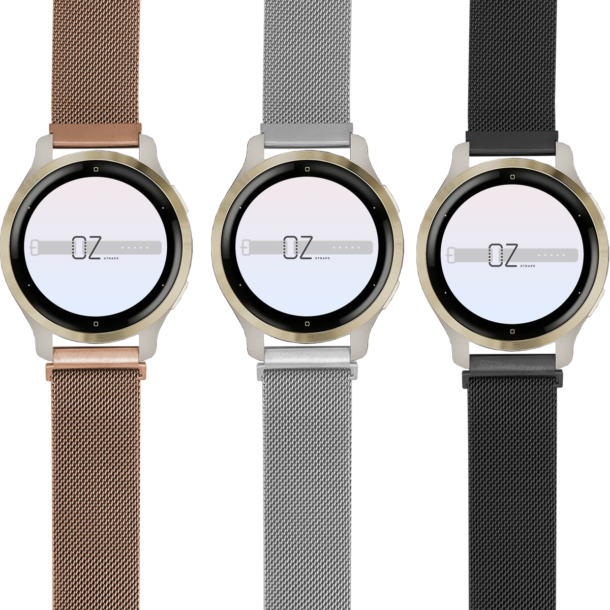 Milanese Loop Garmin Vivoactive 4 / Venu 3 Band - OzStraps