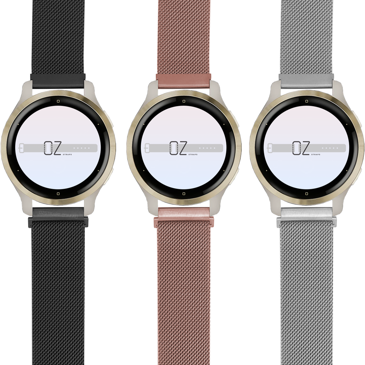 Milanese Loop Garmin Vivomove HR & Venu 2 Plus Band - OzStraps
