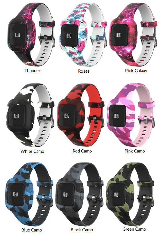 Themed Silicone Garmin VivoFit JR 3 Band - OzStraps