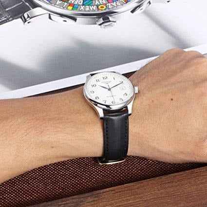 3 Pin Quick Release French Calf Leather Watch Band