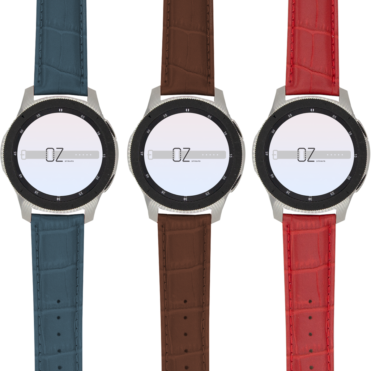 Italian Calf Leather 3 Pin Clasp Samsung Galaxy Watch Band - OzStraps