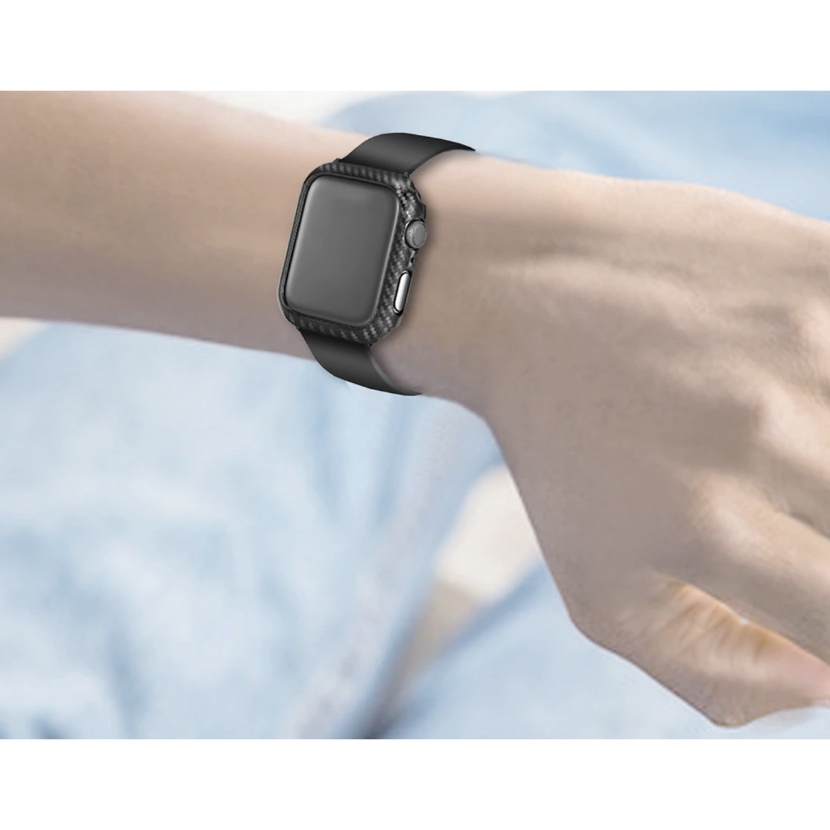 Carbon Fibre Apple Watch Case Cover - OzStraps