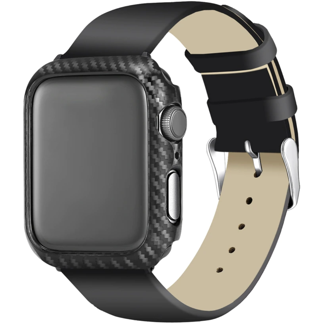 Carbon Fibre Apple Watch Case Cover - OzStraps
