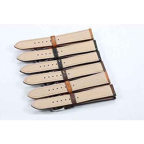 3 Pin Quick Release French Calf Leather Watch Band
