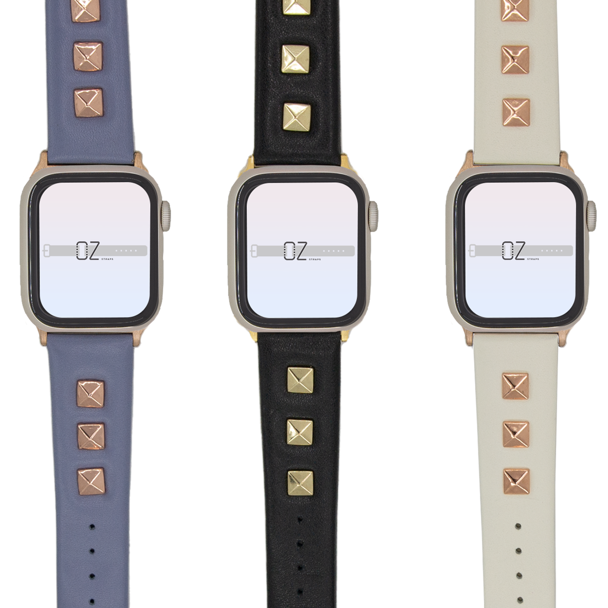 Rockstud Leather Apple Watch Band