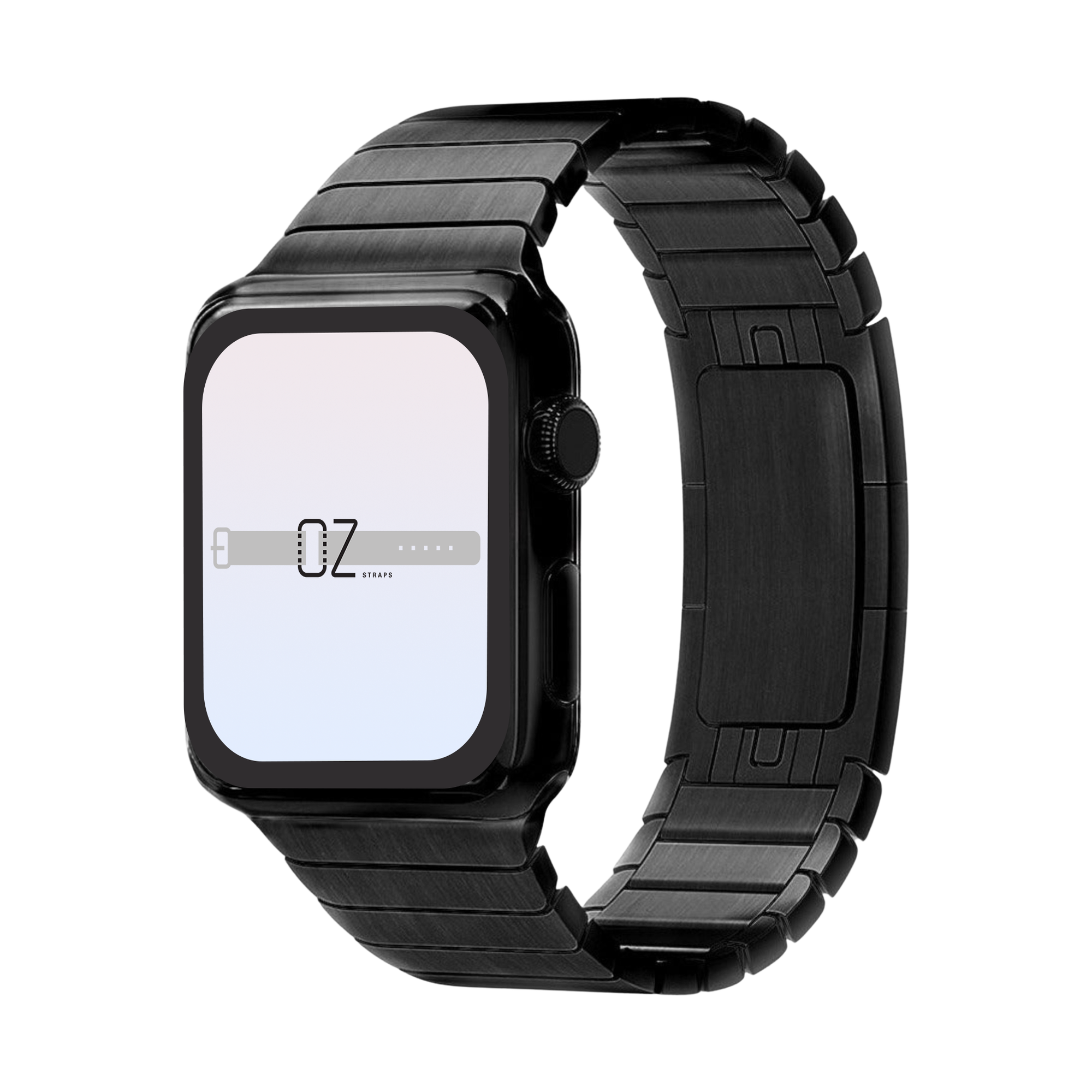 Black Ceramic Stainless Steel Apple Watch Band