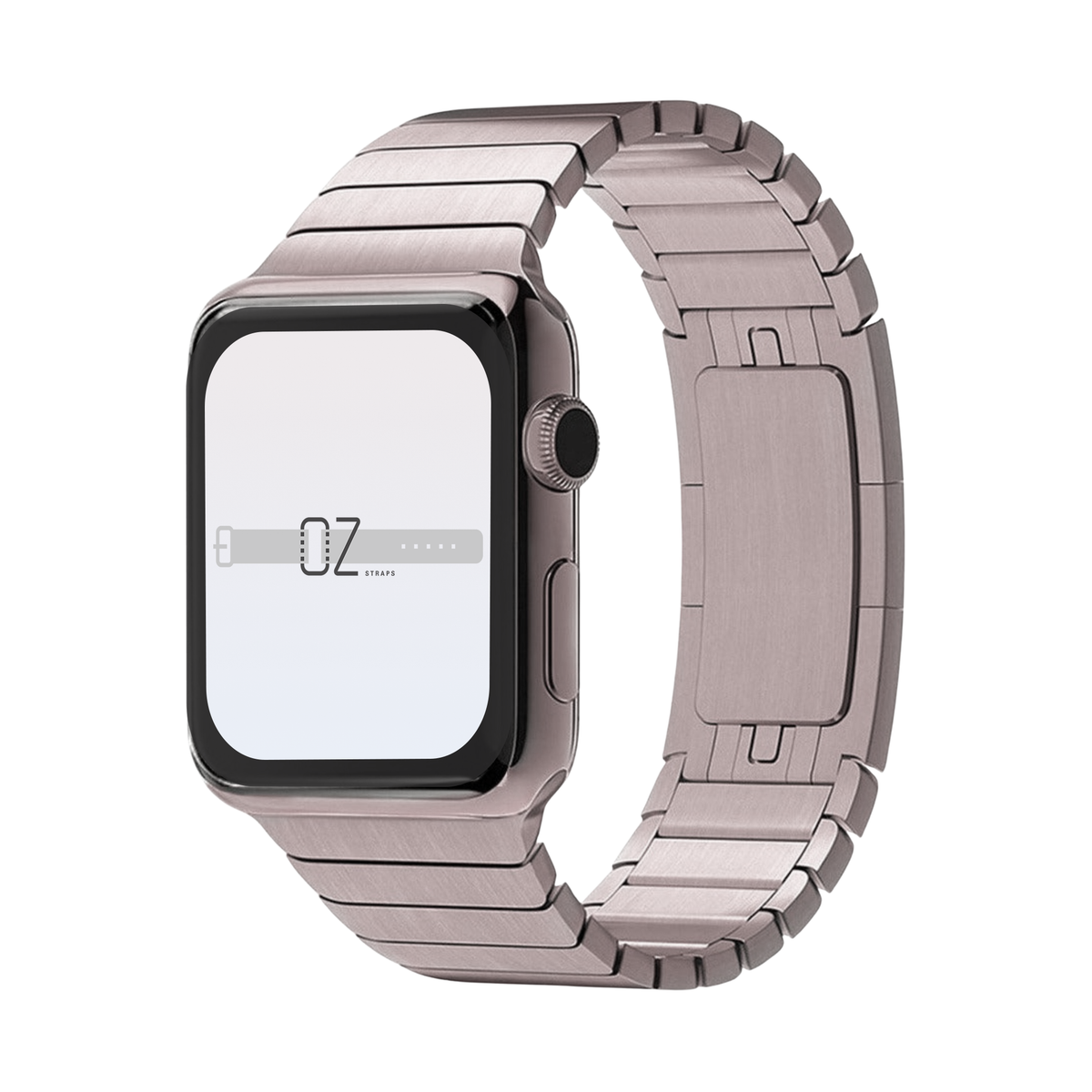 Rose Gold Ceramic Stainless Steel Apple Watch Band