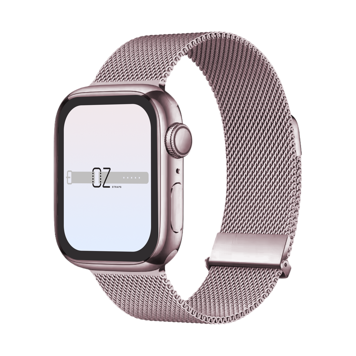 Rose Pink Milanese Loop Apple Watch Band