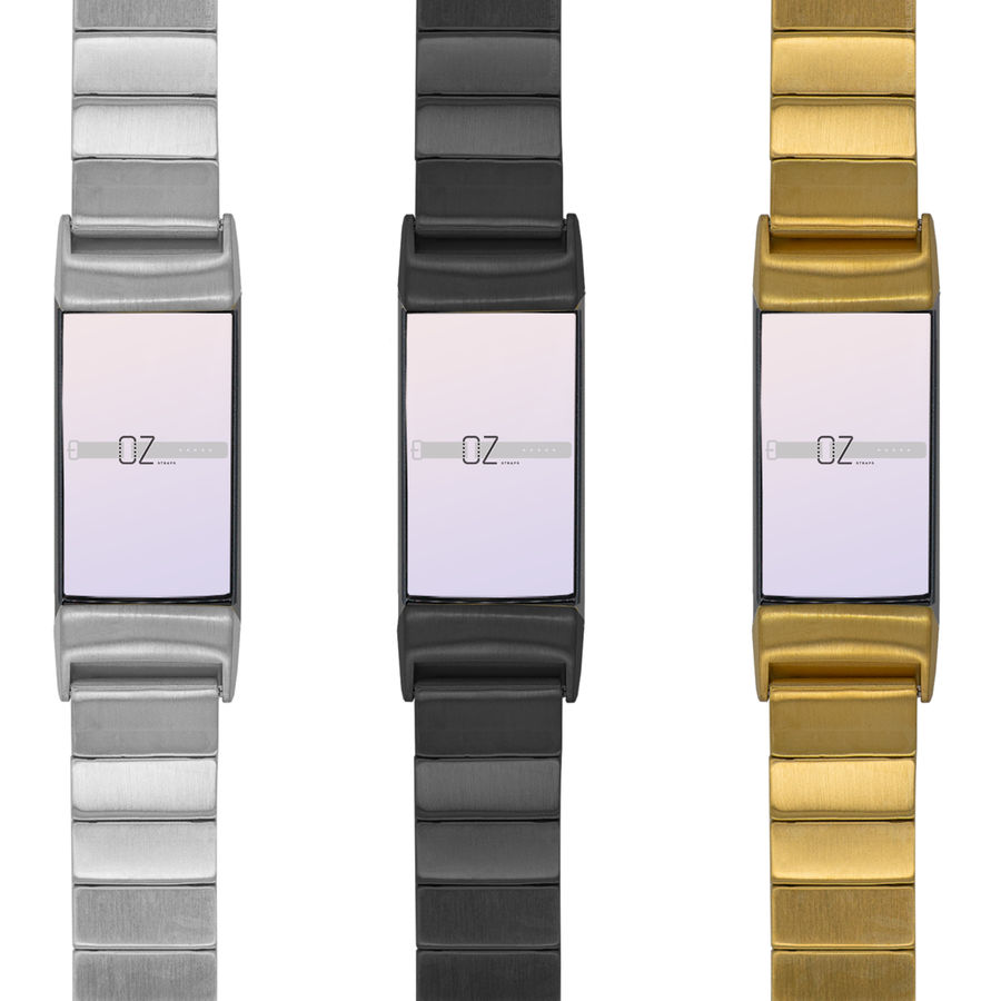 Ceramic Stainless Steel Fitbit Charge 3 / Charge 4 Bands-OzStraps