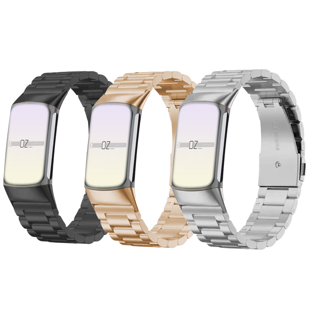 Classic Stainless Steel Fitbit Charge 5 / 6 Bands