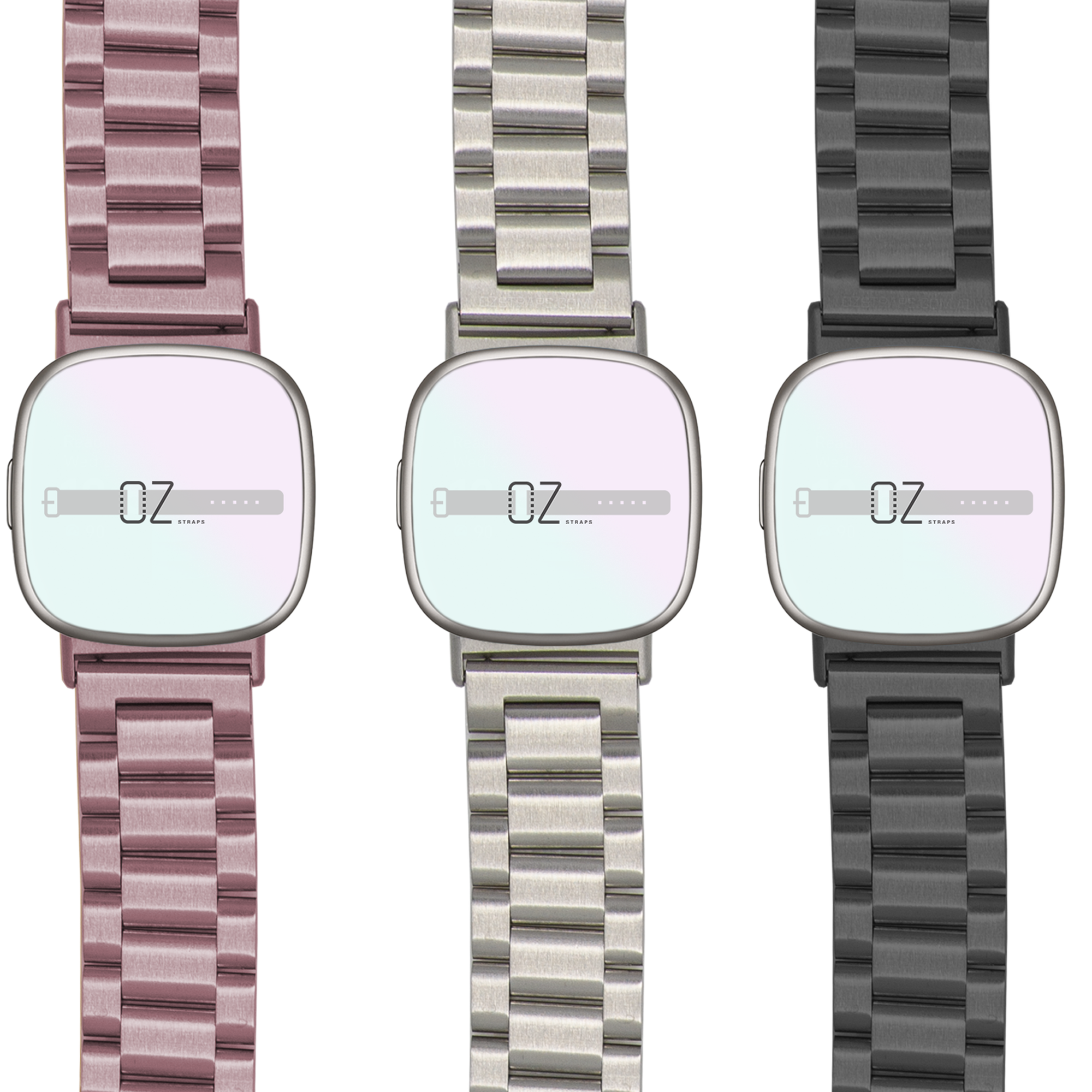 Classic Stainless Steel Fitbit Versa Band