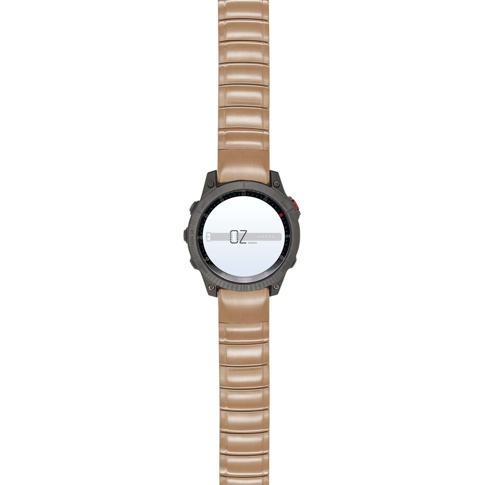 Rose Gold Ceramic Stainless Steel Garmin Fenix 5S / 6S / 7S Band-OzStraps