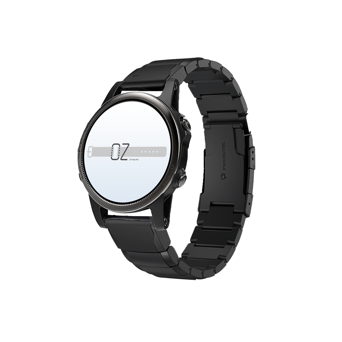 Black Ceramic Stainless Steel Garmin Fenix 6 / 7 / 8 (47MM) Band