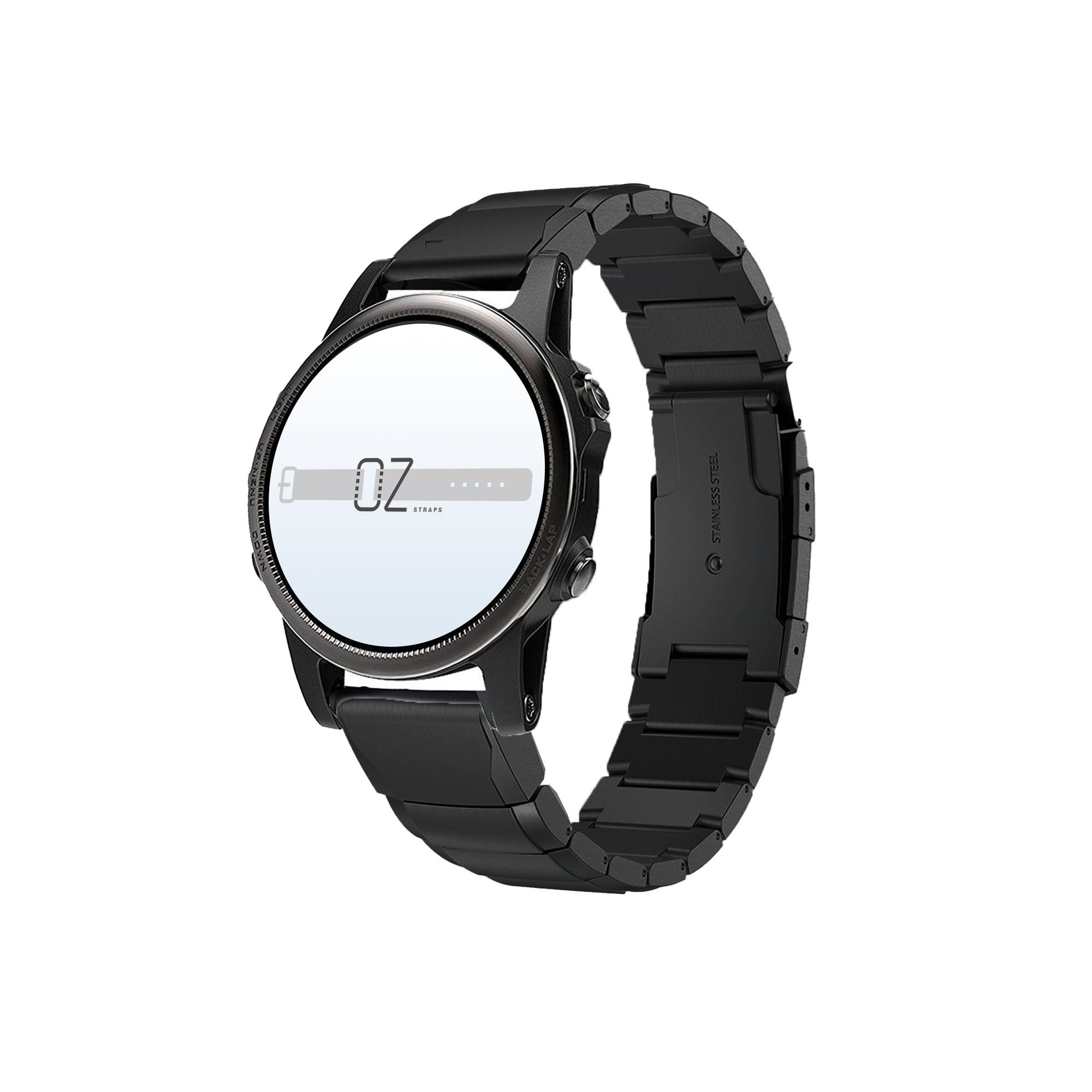 Black Ceramic Stainless Steel Garmin Fenix 6X / 7X / 8 (51MM) Band