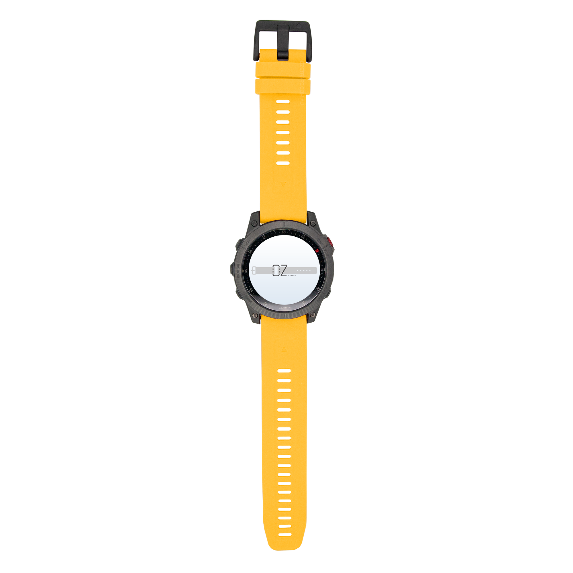 Silicone Garmin Fenix 6S 7S 8 (43MM) Band in Yellow – Durable, Comfortable, and Water-Resistant Replacement Strap