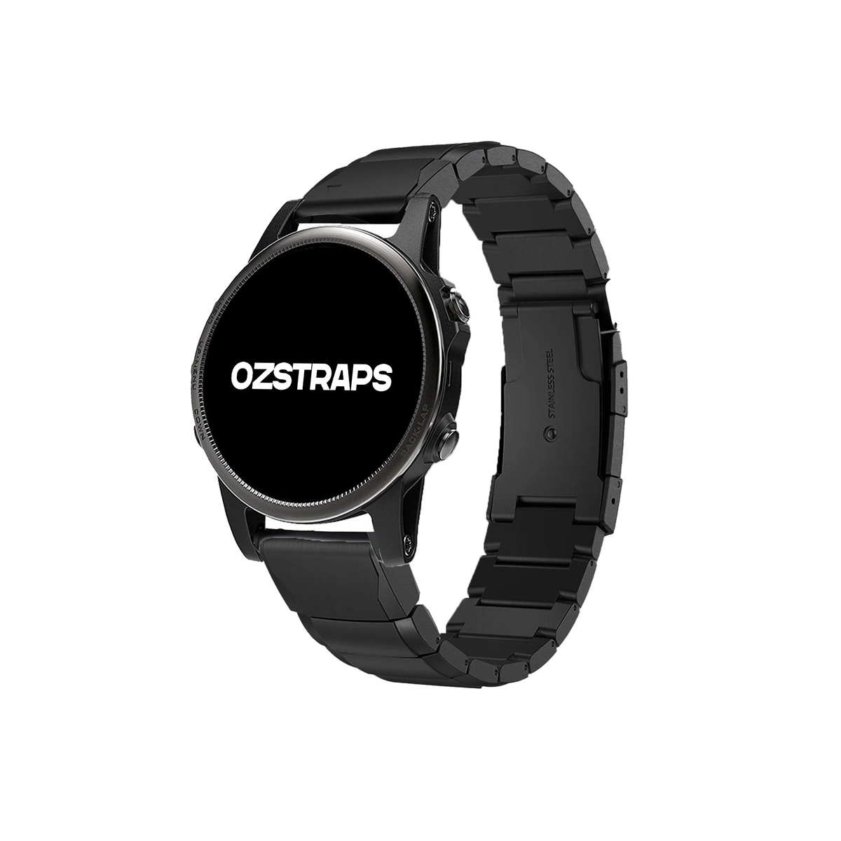 Black Ceramic Stainless Steel Garmin Fenix 6 / 7 / 8 (47MM) Band