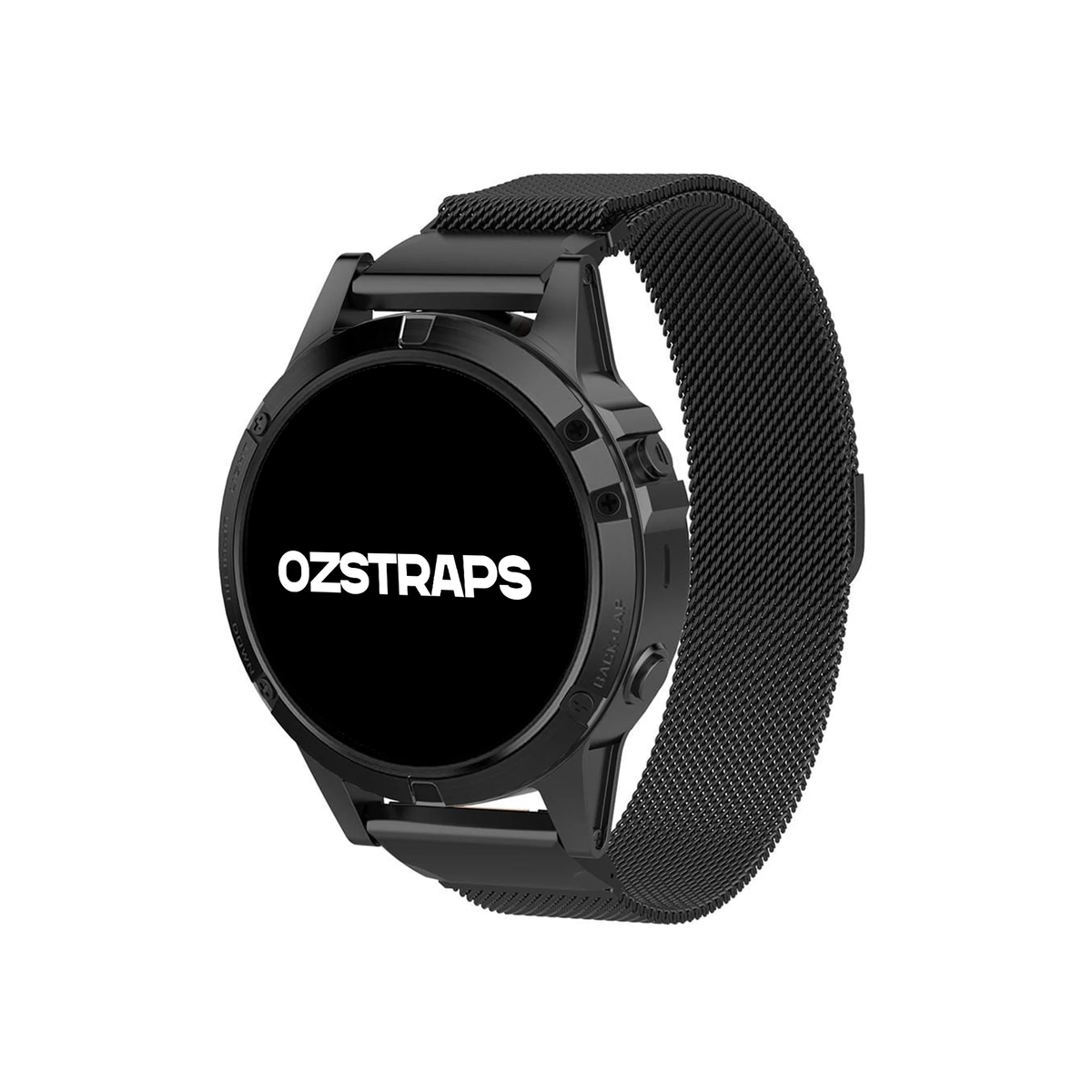 Black Milanese Loop Garmin Fenix 6 / 7 / 8 (47MM) Band