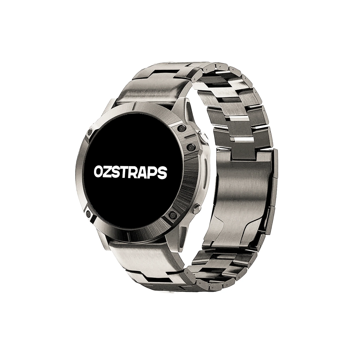 Silver Vented Titanium Garmin Fenix 6 / 7 / 8 (47MM) Band