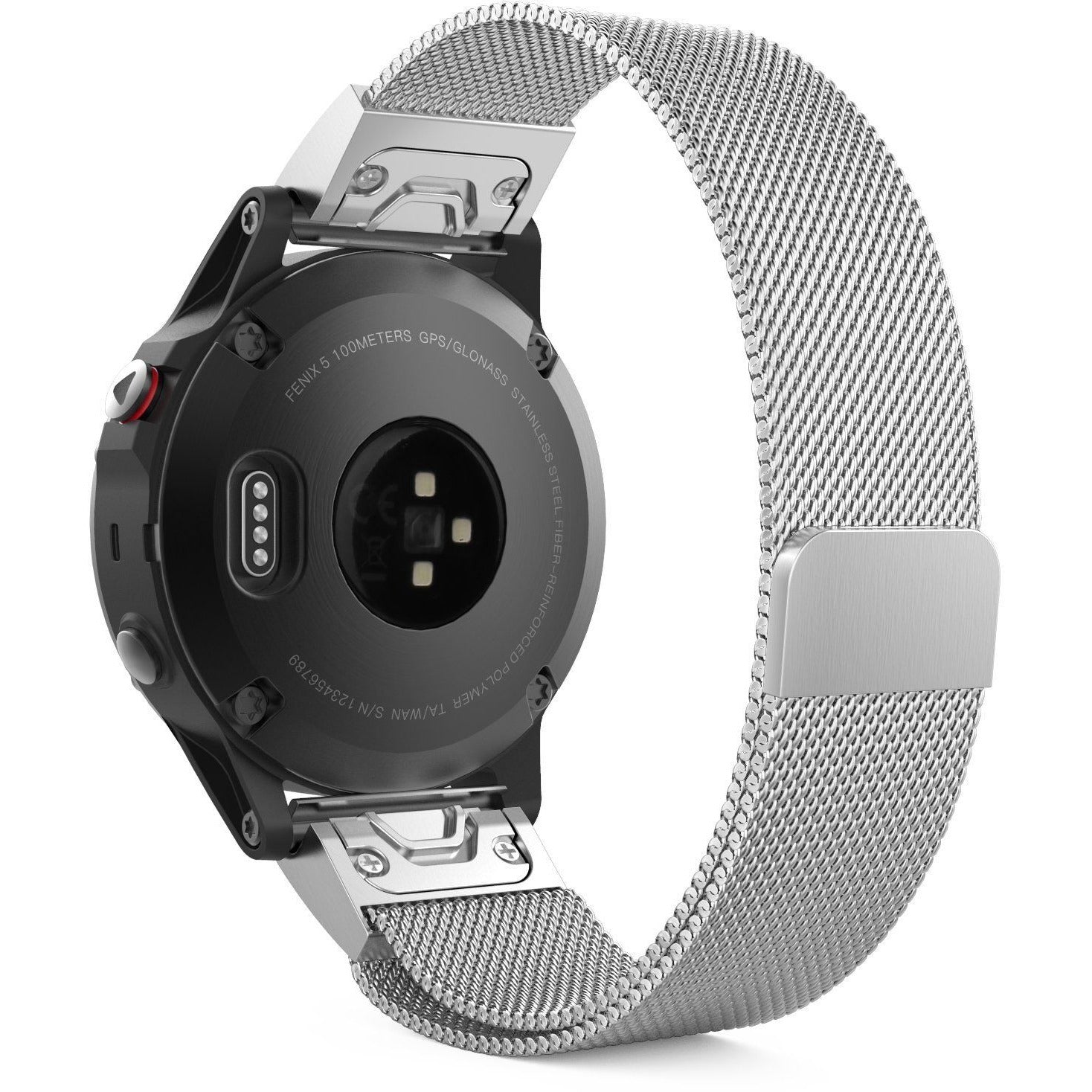 Silver Milanese Loop Garmin Fenix 5S / Fenix 6S Band - OzStraps