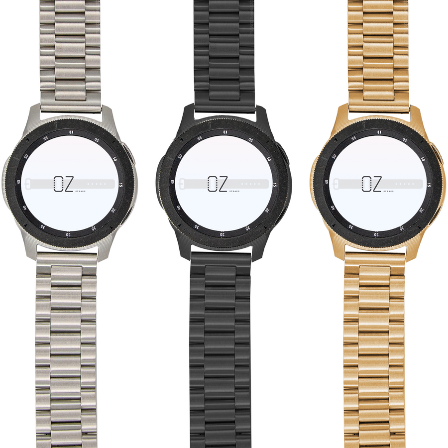 Classic Stainless Steel Samsung Galaxy Watch Band-OzStraps