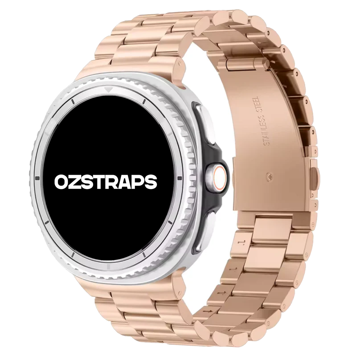Classic Stainless Steel Samsung Galaxy Watch 8 Band