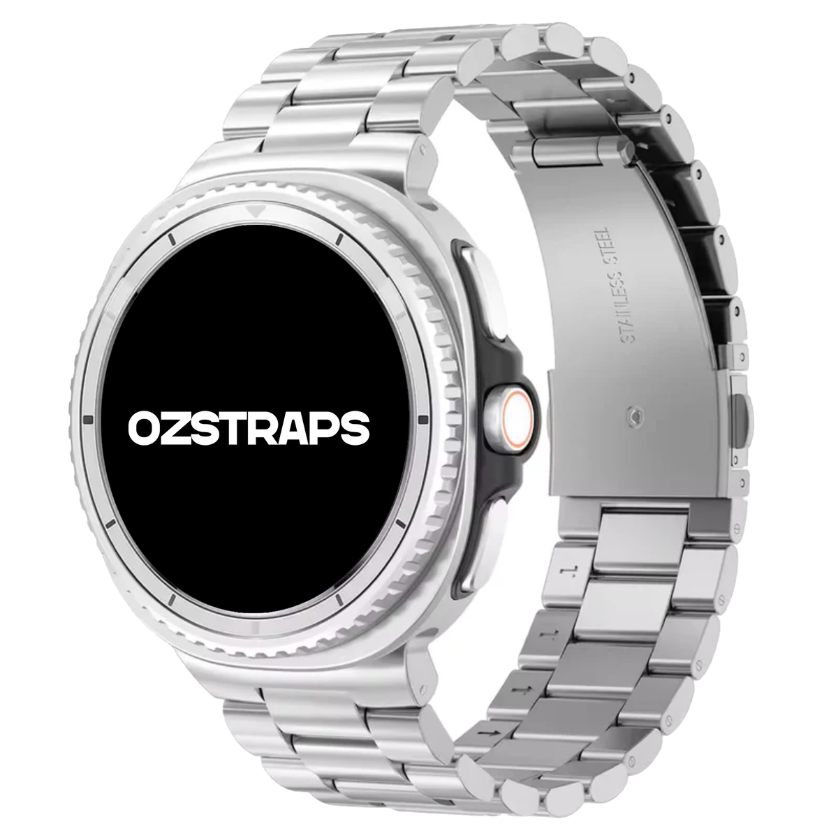 Classic Stainless Steel Samsung Galaxy Watch 8 Band