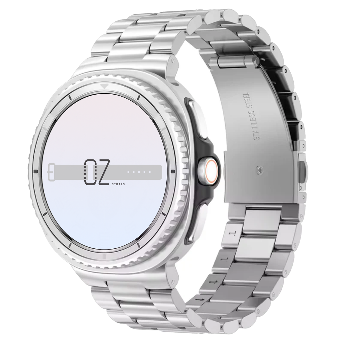 Samsung Galaxy Watch 8 Smartwatch Classic Stainless Steel Band or Strap in Silver