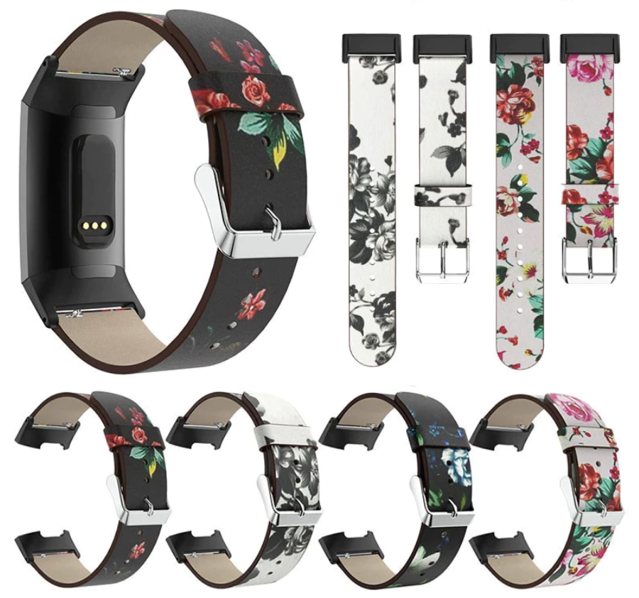 Floral Fitbit Charge 3 / Charge 4 Bands-OzStraps