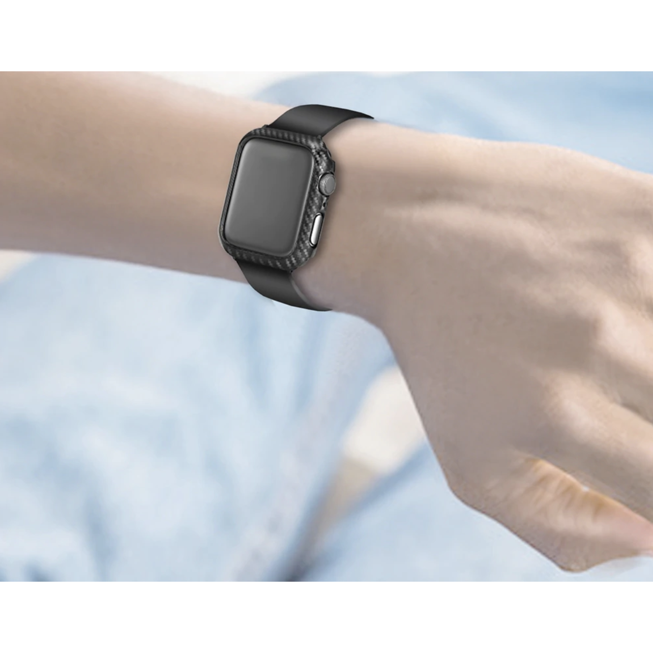 Carbon Fibre Apple Watch Case Cover | OzStraps