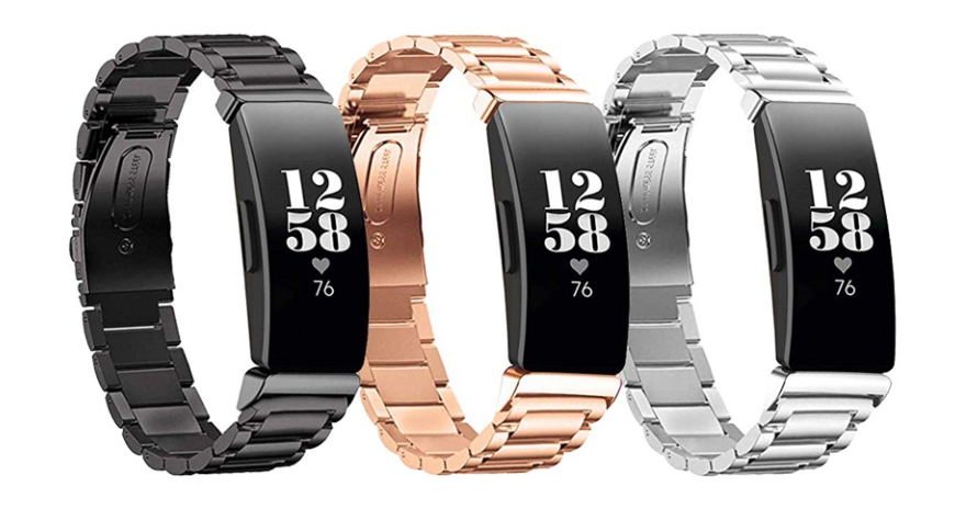 Classic Stainless Steel Fitbit Inspire HR / Ace 2 Band | OzStraps