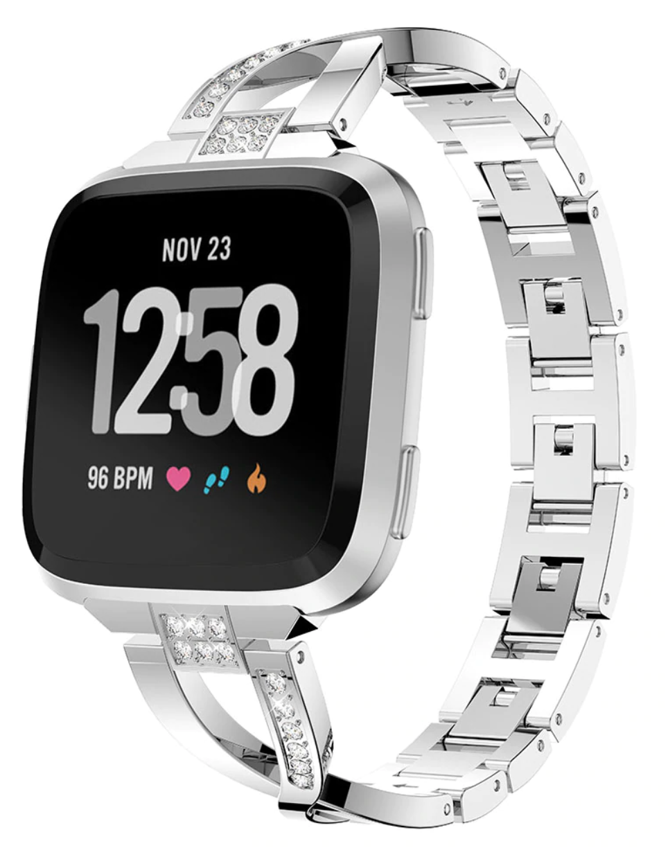 Infinity Stainless Steel Fitbit Versa Band | OzStraps