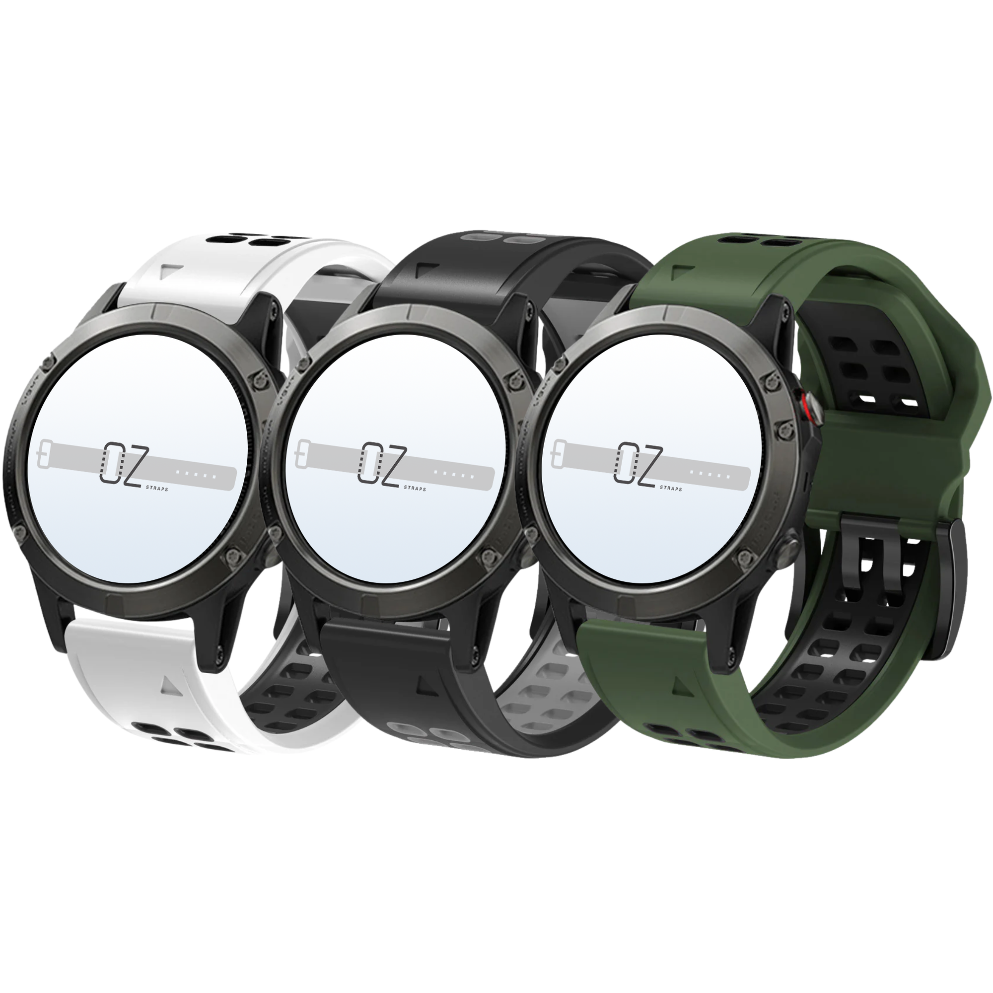 Extreme Sport Silicone Garmin Fenix 6S 7S 8 (43MM) Band – Durable, Comfortable, and Water-Resistant Replacement Strap