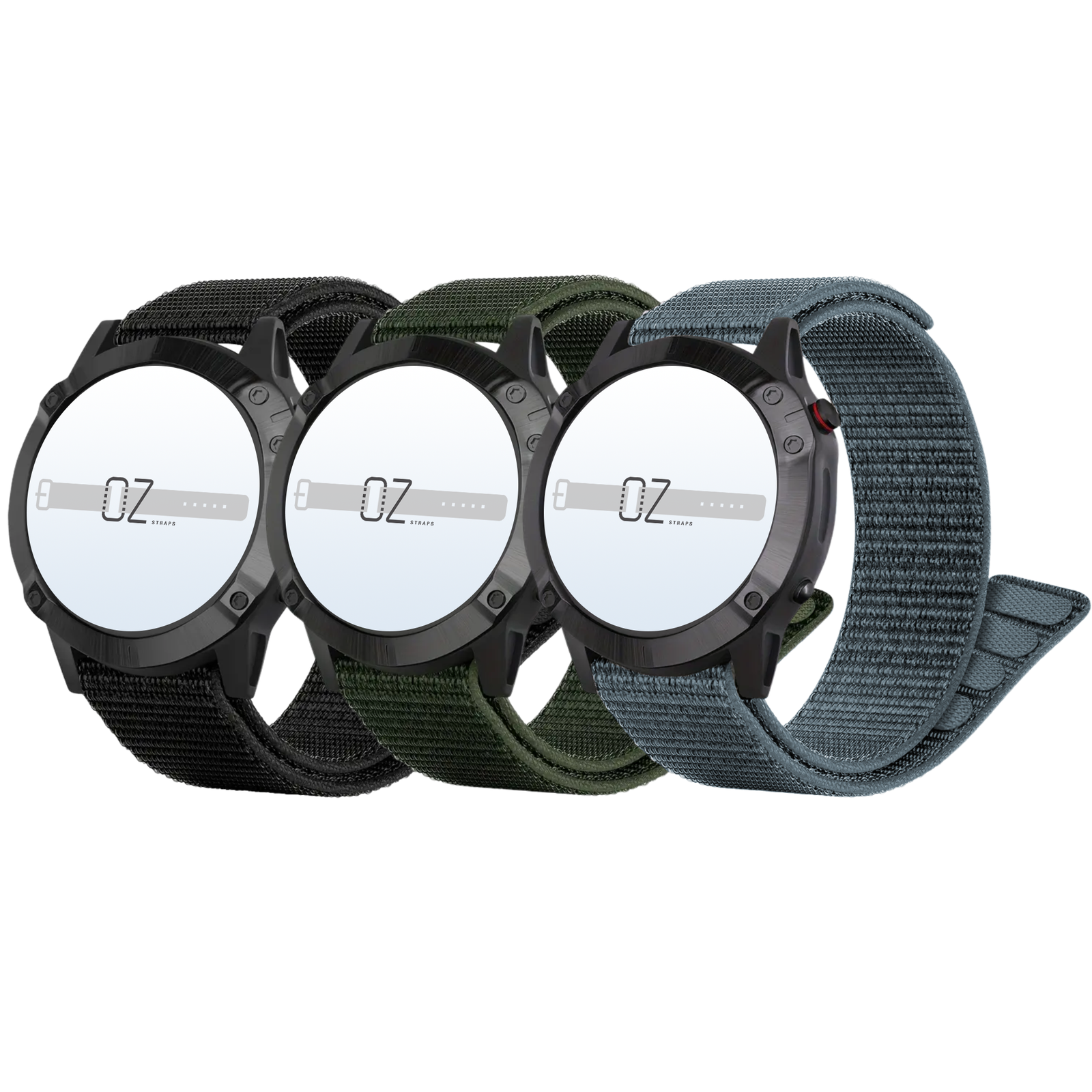 UltraFit Nylon Garmin Fenix 6S/7S/8 (43 mm) Band – Lightweight, Breathable, Adjustable Nylon Strap