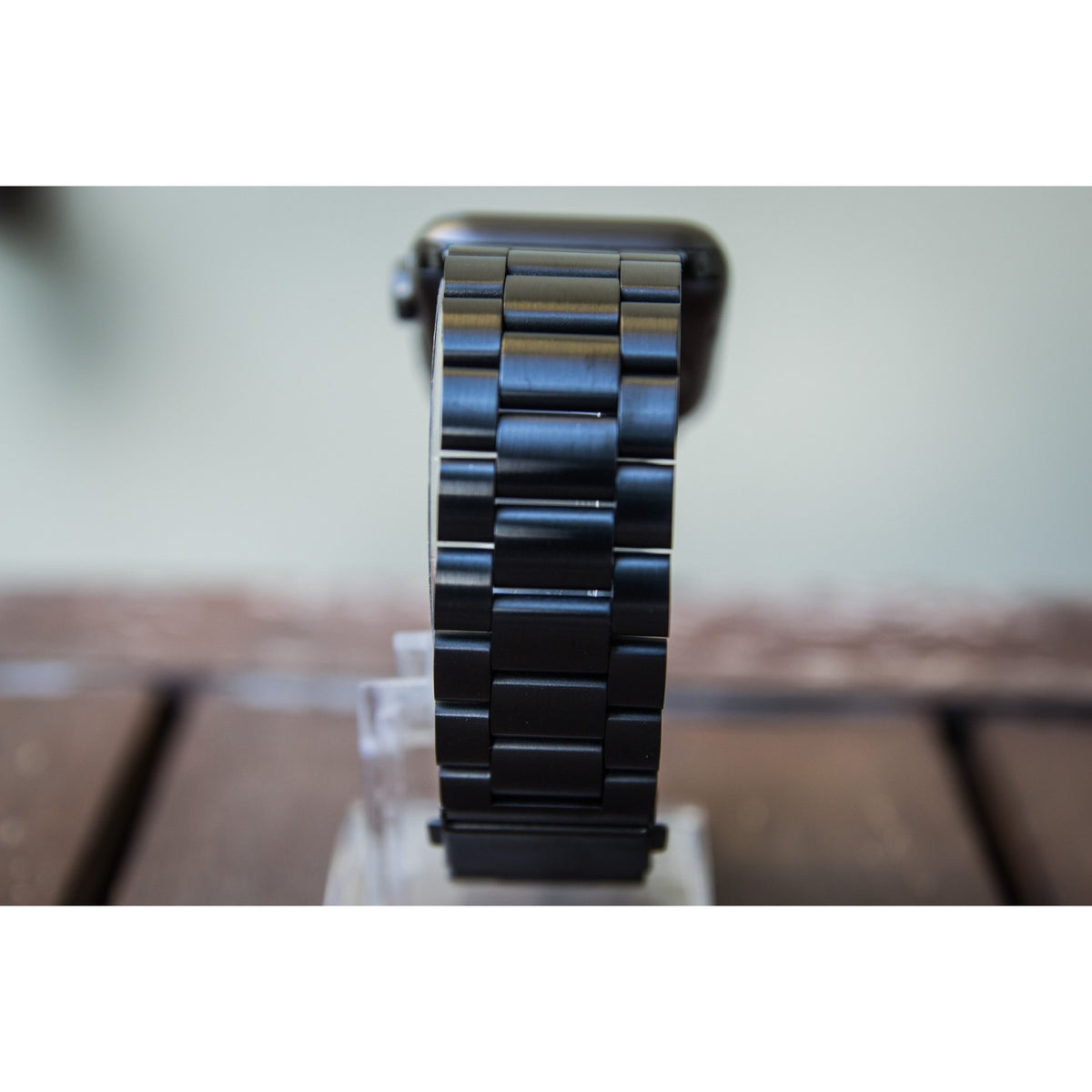 Black Classic Stainless Steel Apple Watch Band - OzStraps