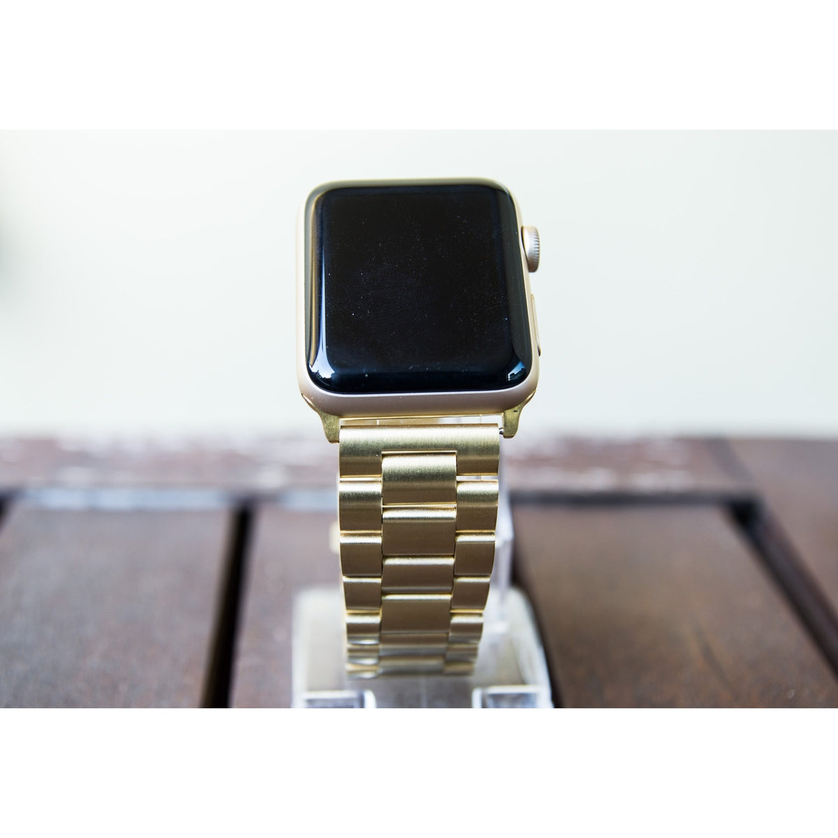 Gold Classic Stainless Steel Apple Watch Band - OzStraps