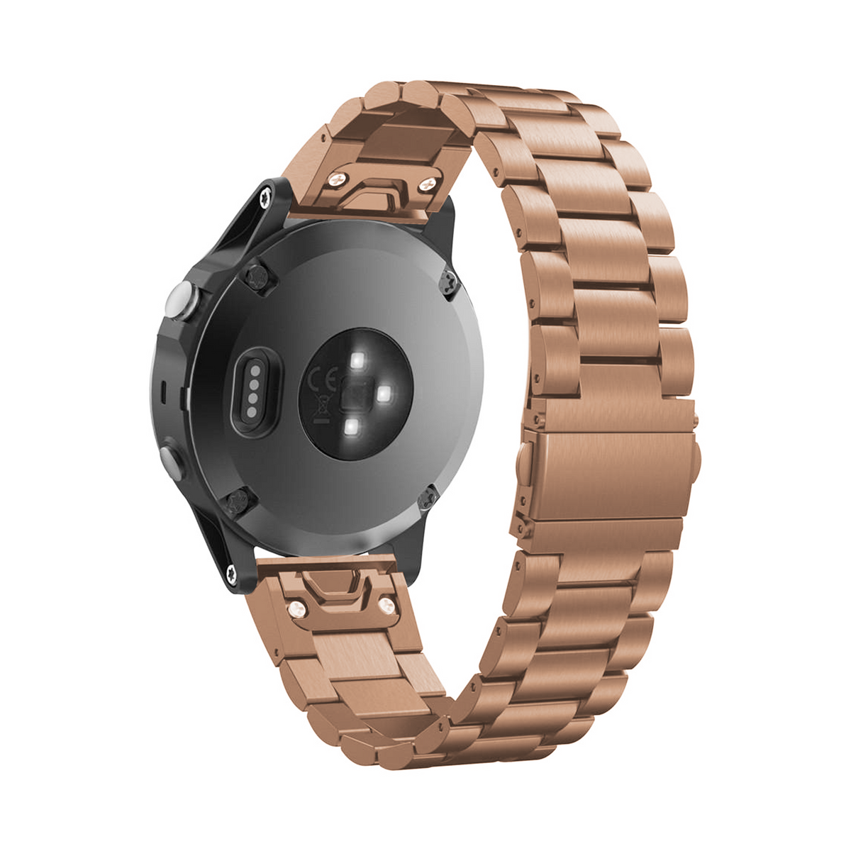 Rose Gold Classic Stainless Steel Garmin Fenix 5 / Fenix 6 Band-OzStraps