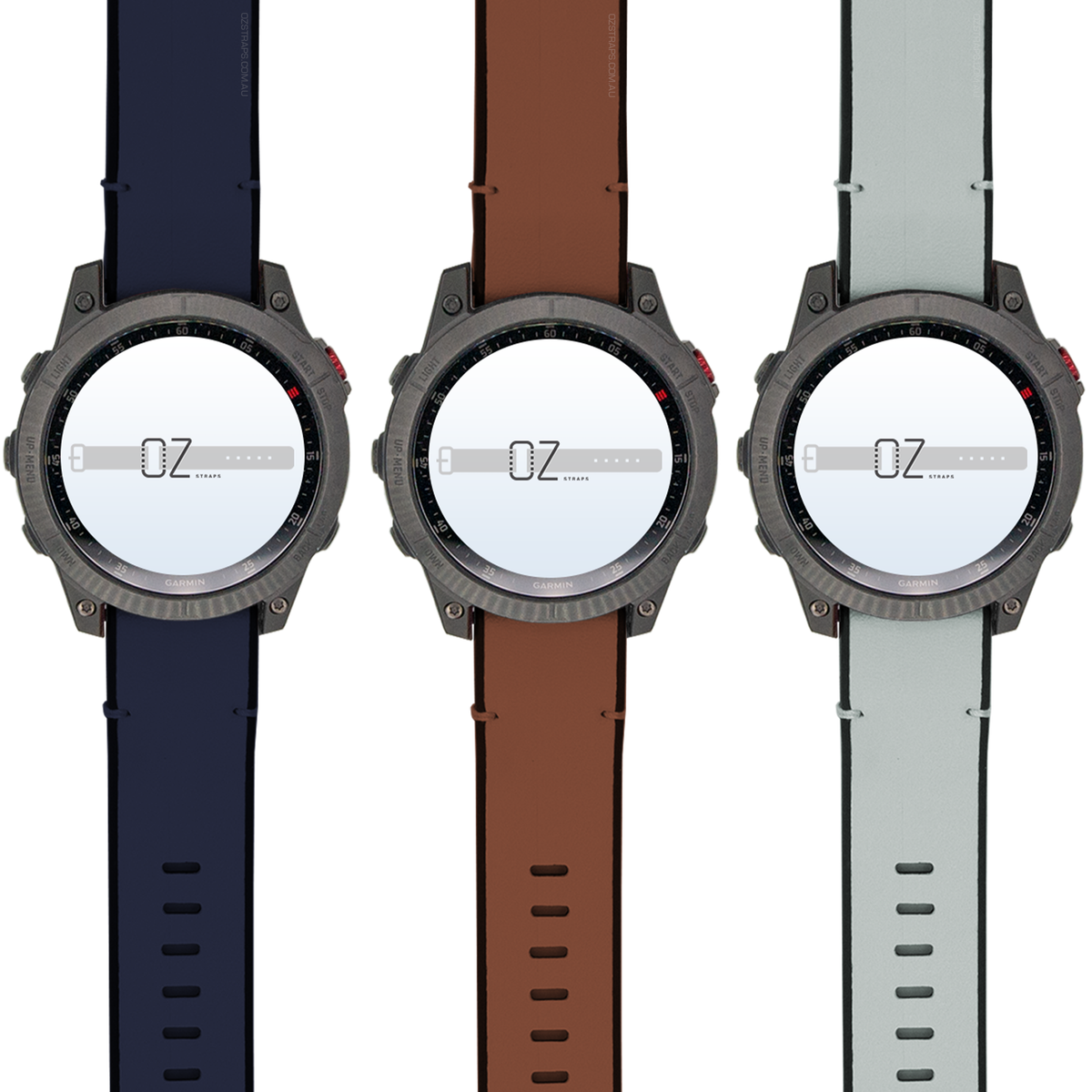 Modern Leather Garmin Fenix 5 / 6 / 7 Band-OzStraps