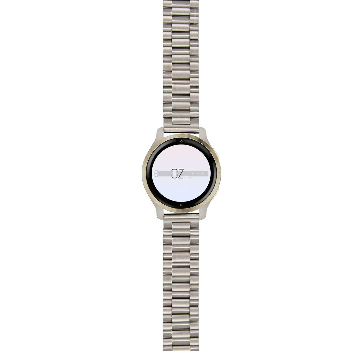Classic Stainless Steel Garmin Vivomove HR & Venu 2 Plus Band-OzStraps