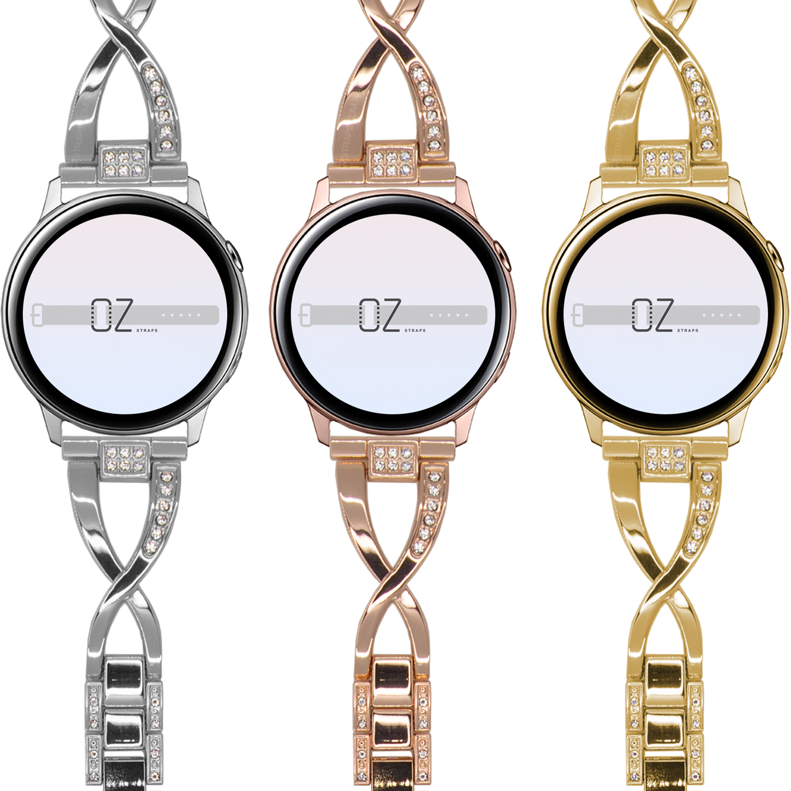 Rhinestone Samsung Galaxy Watch Active Band-OzStraps