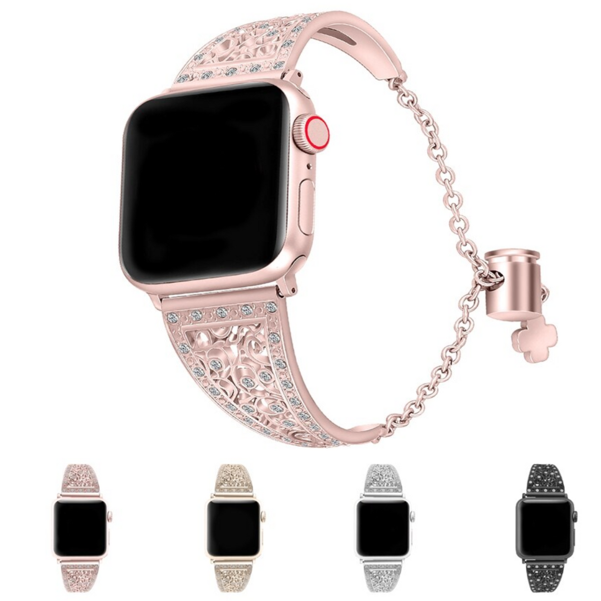 Blossom Stainless Steel Apple Watch Band | OzStraps