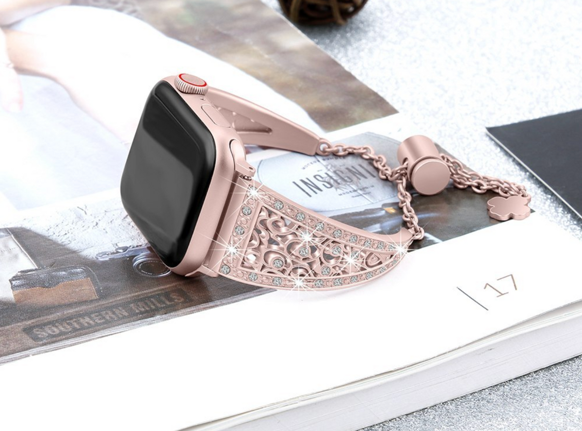 Blossom Stainless Steel Apple Watch Band | OzStraps