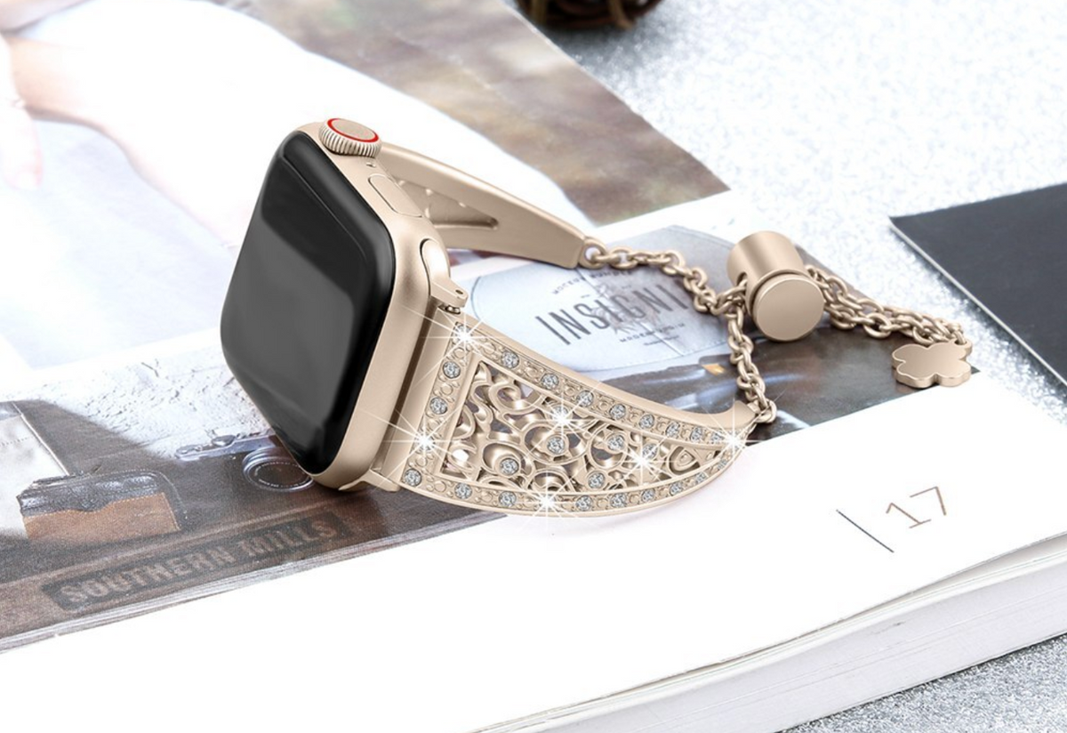 Blossom Stainless Steel Apple Watch Band | OzStraps